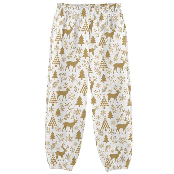 Seam Deer Trees Boys Pants Kids Casual Sweatpants Joggers Toddler Sports Pants 3-10 Years