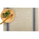 thumbnail image 4 of Set of 6 30 x 45 cm Placemats for Dining Table, Heat-Resistant Kitchen Mats - Navy Blue Striped, 4 of 5