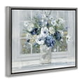 thumbnail image 2 of Stupell Industries Victorian Blue Hydrangea & Anemone Bouquet Gray Floating Frame Canvas Art, 21 x 17, by Sally Swatland, 2 of 8