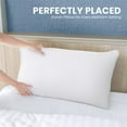 thumbnail image 3 of Utopia Bedding Bed Pillows – Standard Size, Set of 2 (White), Microfiber Sleep Pillows for All Sleeping Positions, 3 of 4