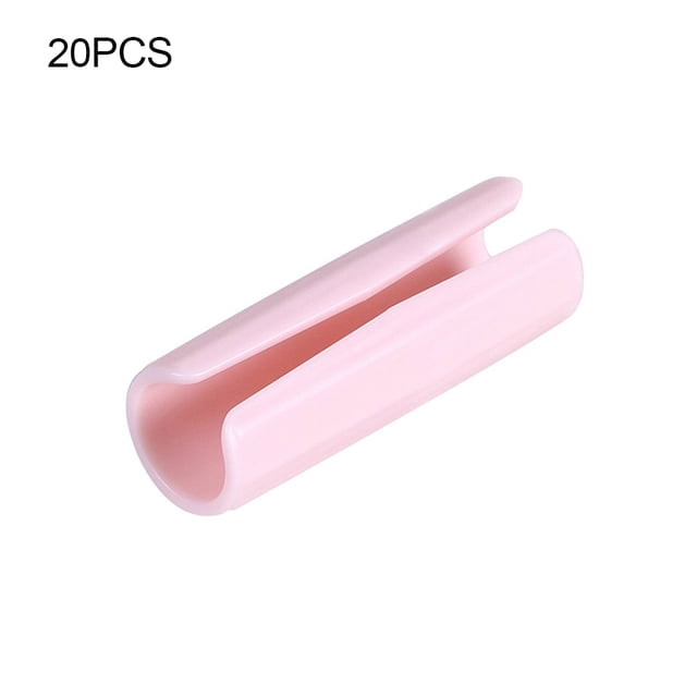 Billuyoard Clips para sábanas de 20 piezas, abrazadera antideslizante de plástico, pinzas para edredón, sujetadores, soporte para colchón para sábanas Juegos de cama rosado Billuyoard HA006336-01B
