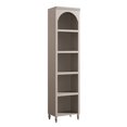 thumbnail image 6 of Aitjunz Tall Arched Bookcase, 5-Tier Narrow Bookshelf with Open Display Shelves for Living Room, Light Gray, 6 of 6