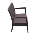 thumbnail image 5 of Compamia Miami Resin Patio Loveseat in Brown, 5 of 7