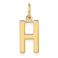 thumbnail image 1 of Diamond2Deal 14K Yellow Gold Letter H Initial Pendant for Women, 1 of 3