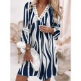 thumbnail image 1 of 2023 Spring Oversize Print A-line Women's Dress Elegant Pleated Long Sleeve Casual Dresses Female Fashion Beach Ladies ClothesXL Gao Jinjia LED, 1 of 2
