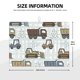 thumbnail image 2 of Fotbe Tractor and Dumper Alfombrilla de Secado para Cocina con Estampado, 18x24 Pulgadas, 2 of 7