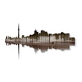 thumbnail image 4 of ALL MY WALLS 'Toronto Reflection II' Ash Carl Metal Wall Art, 4 of 4