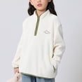 thumbnail image 2 of eczipvz Baby Winter Coat Baby Unisex Jacket Lightweight Zip Up Sweatshirt Hooded Coat Or Vest Kids White,5-6 Years, 2 of 9