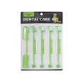 thumbnail image 1 of Toothbrushes Silicone Pet Finger, Pet Toothbrush Set, Pet Toothbrush, Three Head Toothbrush (Green), 1 of 1
