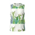 thumbnail image 2 of Easygdp Cartoon Cactus Men's Mesh Basketball Jersey Quick Drying Sleeveless Shirts Fitted Muscle Tank Tops Sport Round Neck T-Shirt - Large, 2 of 9