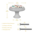 thumbnail image 5 of Valentine's Day Fluorescent Drawer Pulls: Round 4-Pack with Glow-in-the-Dark Knobs for Cabinets, Wardrobes, Dressers - Furniture Décor, 5 of 6