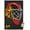 Premium Poster & Push Pin Bundle, variant on NHL Chicago Blackhawks - Mask 16 Wall Poster with Push Pins, 14.725" x 22.375"