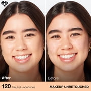 Maybelline Fit Me Dewy + Smooth Liquid Foundation Makeup with SPF 18, Classic Ivory, 1 fl. oz.