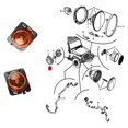 thumbnail image 1 of Side Front Fender Light Halogen Marker Position Turn Signal Light for Jeep Wrangler JK 07-17 5507789, 1 of 5