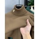 thumbnail image 3 of Suéter de punto de marca de alta gama para hombre, invierno, nuevo estilo coreano, tendencia, exquisito bordado de letras, cuello alto, cálido, 2024, 3 of 4