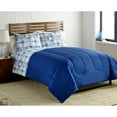 thumbnail image 4 of Micro Flannel 6 in 1 Comforter Set, Full/Queen, Batik, 4 of 5