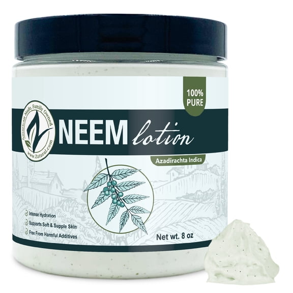 Zatural Neem Hand & Body Lotion - Soothe, Heal & Protect, 8 oz