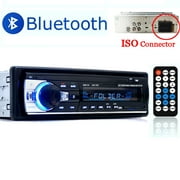 Polarlander Car Radio Car Stereo Car Audio Player FM Bluetooth Handfree Phone USB/SD/MMC Port Car Electronics In-Dash Auto Car single DIN