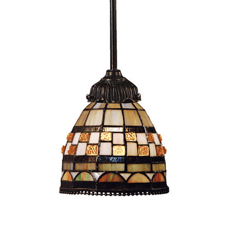 

Pendants 1 Light With Tiffany Bronze Finish Medium Base 6 inch 75 Watts - World of Lamp