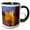 Black/White, variant on 3drose, Morocco, Taroudant Province. City Wall., 11oz Two-tone Yellow Mug