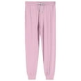 thumbnail image 5 of WTOBBY Men's Drawstring Pocket Cuffed Casual Pants Home Sleep Pants Comfortable Soft Lounge Wear Elastic Waist Men's Trousers,Pink L, 5 of 8