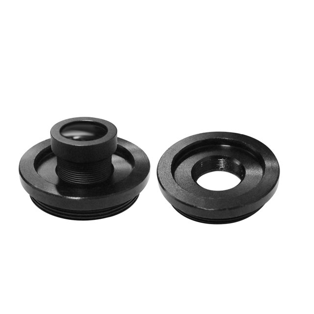 Lente 2pcs/lote metal m12/c m12/cs adaptador de Montaje de lente Aleació de Zinc M12 a cs o Conta del adaptador CS o CS anil