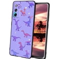 thumbnail image 1 of Compatible with Samsung Galaxy S20 Phone Case, Cute-Dinosaur-T-Rex-Dino6 Case Men Women, Flexible Silicone Shockproof Case for Samsung Galaxy S20, 1 of 1