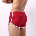 thumbnail image 7 of QIPOPIQ Mens Underwear Low Waist Color Stripes Comfortable Panties Underwear Clearance, 7 of 7