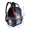 thumbnail image 2 of Daiia Dreamy Forest Elf Large Capacity Baby Bag Waterproof Stylish Diaper Bag Mummy Backpack Adjustable Straps Diaper BagBaby Essentials Bag, 2 of 6