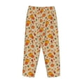 thumbnail image 3 of Lsque Fall Autumn Print Women's Pajama Pants, Lounge Pant - Comfortable Home Wear,Elastic Waistband, Stylish Design-Small, 3 of 9