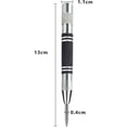 thumbnail image 3 of Auto Center Punch, Spring-Loaded Center Punches, Adjustable Impact Puncture Breaker Tool, Auto Center Punch for Window, Glass, Metal with 2 Spare Tips, 3 of 5