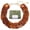 Amber_Brown, variant on Bocar Large Acrylic Cuban Choker Necklace for Women 20 inch in White Gold