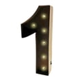 thumbnail image 1 of Rustic Vintage 11" Decorative LED Light Glow Letters - Number 1, 1 of 2