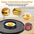 thumbnail image 3 of Round Egg Pancake Maker Mold,Non Stick Circle Shaper Mold, Kitchen Cooking Tool for Frying McMuffin Or Shaping Eggs, 3 of 7