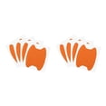 thumbnail image 1 of maskred 1/2/3/5 4Pcs/Set Car Door Sticker Carbon Fiber Scratches Resistant Cover Auto Handle Orange 2PCS, 1 of 6