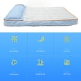 thumbnail image 4 of KissDate Self-Cooling Pet Mat for Summer - Ice Silk Cooling Pad for Dogs & Cats, Cooling Dog Bed with Pillow Washable Cover , Perfect for Kennels, Crates, Sofa, or Floor - Blue, 26.4"x18.5", 4 of 8
