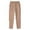 Brown, variant on Womens Pants Elastic Waist Drawstring Front Side Pockets Tapered Leg Relaxed Fit Soft Comfy Casual Morning Cozy Sleep Pants