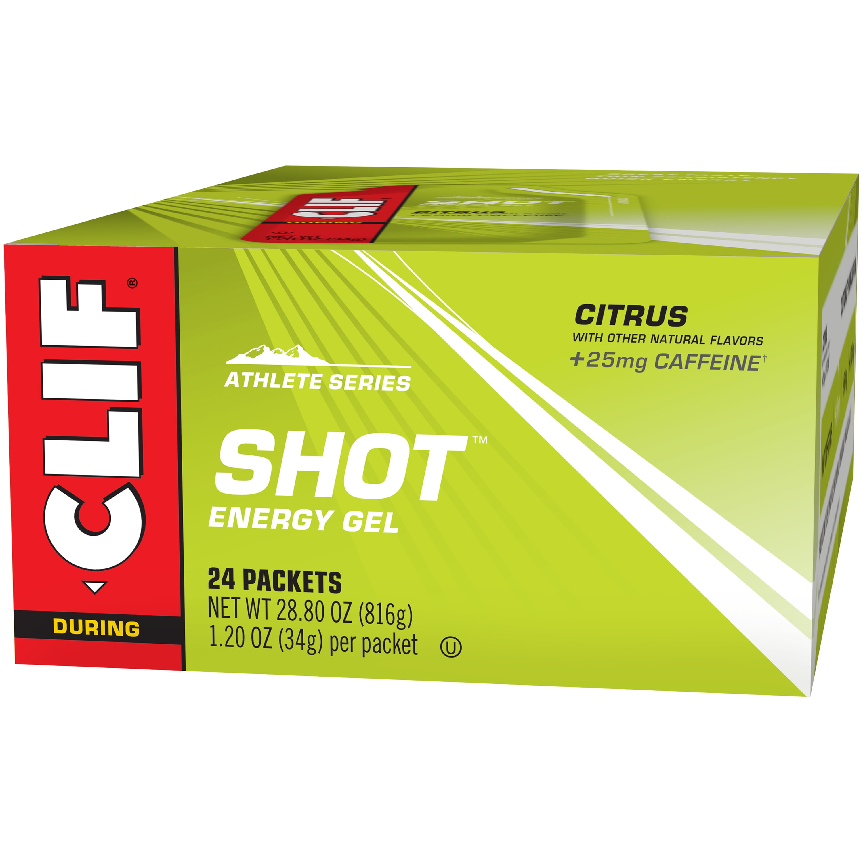 Clif Shot Energy Gels Citrus Flavor 25mg Caffeine 1.2 Ounce Packets 24 Count BrickSeek Clif Shot Energy Gels Citrus Flavor 25mg Caffeine 1.2 Ounce Packets 24 Count BrickSeek