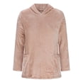 thumbnail image 4 of Cmfcve Women's Fleece Hooded Sweatshirt Solid Color Cute Christmas Hoodies Top Long Sleeve Pullover Winter Jackets with Pocket, 4 of 4