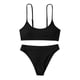 thumbnail image 1 of Conjunto de bikini de dos piezas cómodo con contraste de pecho alto para mujer OAVQHLG3B Store  lin121212, 1 of 4