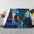 thumbnail image 1 of Goofa The Nightmare Before Christmas Pattern Fleece Throw Blanket for Couch, Soft Checkered Flannel Blanket for Sofa, Warm Cozy Decorative Blanket Fall Decor Gift-40"x30", 1 of 6
