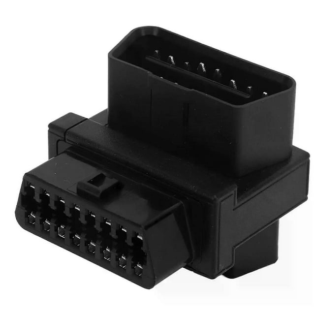 ABS OBD2 Adapter 16 Pin Male to 2 Female Plug and Play Splitter Connector for Diagnostic Extender obd2 Scanners GPS HUD
