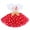 Red, variant on IBTOM CASTLE Baby Girls 1st 2nd Birthday Clothes Mouse Polka Dots One Sequin Tutu Princess Dress Cake Smash