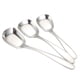 thumbnail image 1 of BRIGHTFUFU 3pcs cucharas de cena cucharas de té de acero inoxidable cucharas planas creativas diseño cuadrado especial para sopa de postre, 1 of 7