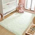 thumbnail image 6 of Noahas Soft Fluffy Area Rug Modern Shaggy Bedroom Rugs for Kids Room Nursery Rug Floor Carpets, 3'x 5',Cream, 6 of 7