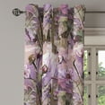 thumbnail image 3 of Ambesonne Flowers Grommet Curtain, Watercolor Meadow Flowers, 50"x84", Mauve Army Green and Rose, 3 of 5