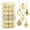 Gold, variant on BadPiggies Christmas Ball Ornaments, 72Pcs 1.6" Shatterproof Christmas Bulbs Hanging Decorations for Xmas Tree Holiday Wedding Party -Champagne