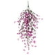 thumbnail image 1 of Guirnalda de seda artificial colgante para vallas, escaleras y cestas colgantes para decoración de exteriores. Rosa roja, 1 of 8
