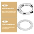 Mixtlocalior 10 sets of Guitar Pots Nuts Potentiometer Hex Nut and Washers Guitar Parts