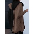 thumbnail image 5 of Sudadera con capucha para mujer, estilizadas, con bloques de colores, talla XL, 5 of 5